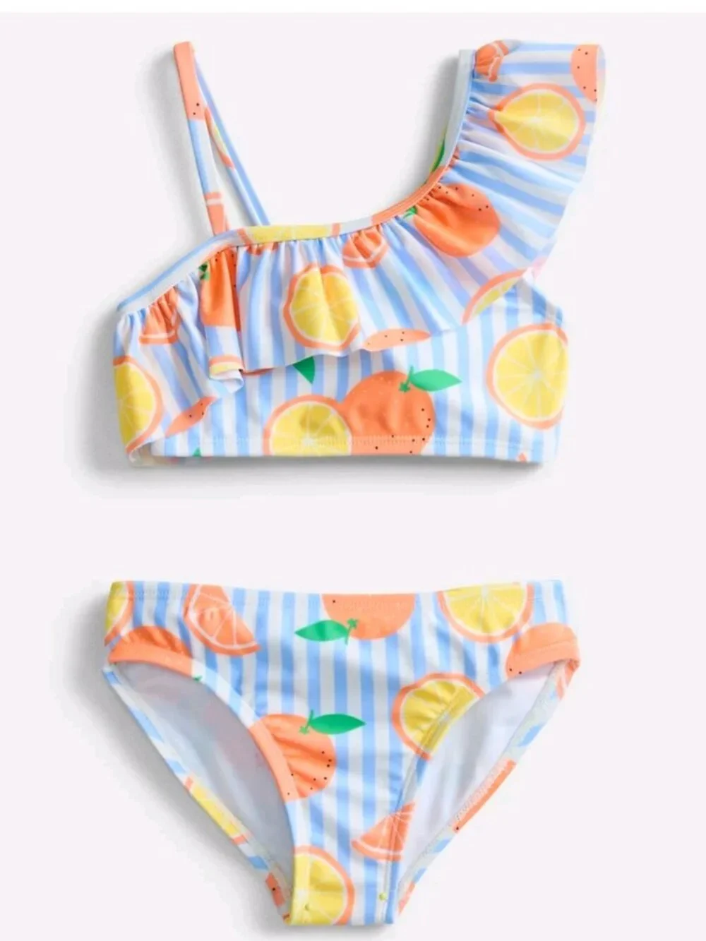 CITRUS PRINT RUFFLE UPF 50 - TWO PIECE SWIMSUIT